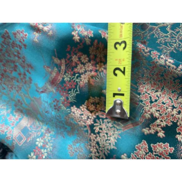 vintage Peony Brand Chinese brocade robe small - Picture 6 of 8